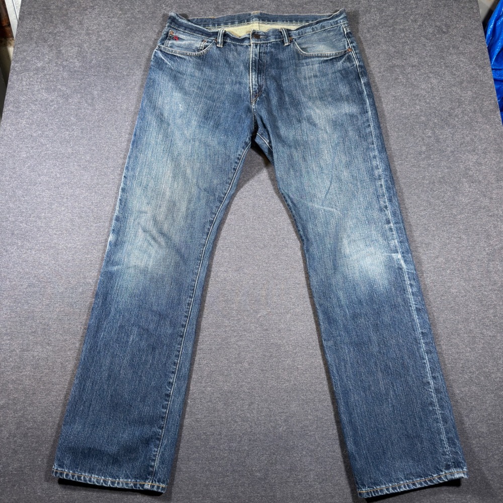Polo Ralph Lauren Jeans Mens 36x34 Blue Classic 867 Straight Leg Denim Pants